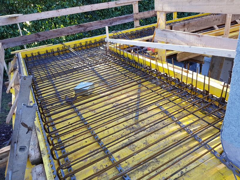 Avancement chantier: villa Carouge