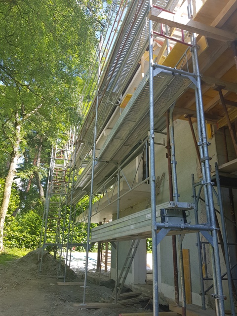 Avancement chantier: villa Carouge
