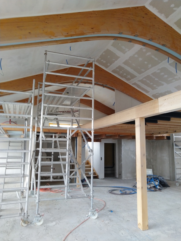 Avancement chantier : pharmacie en Gibloux